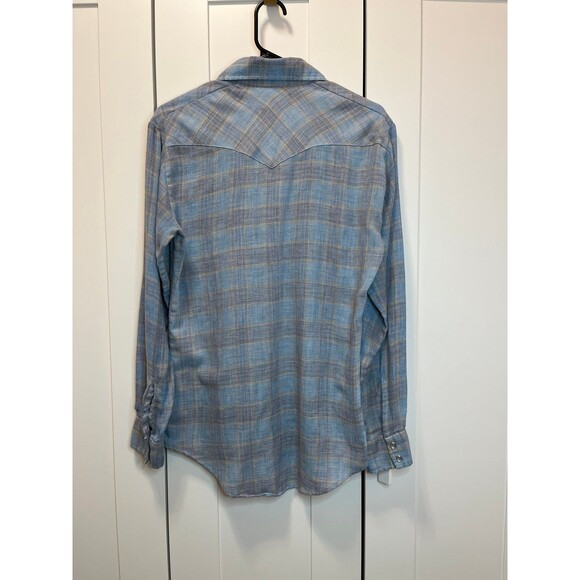 VINTAGE Montgomery Ward Western Pearl Snap Shirt - Picture 9 of 11